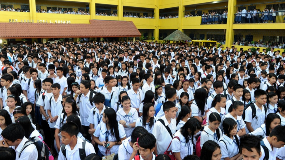 High School Education - Students in classroom learning environment